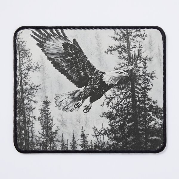 Item preview, Realistic Bald Eagle pencil drawing designed and sold by Pencil-Art.