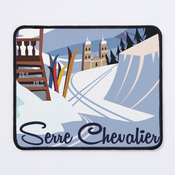 Item preview, Serre Chevalier ski poster designed and sold by GAGodel.