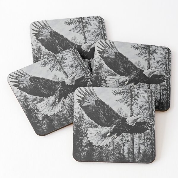 Item preview, Realistic Bald Eagle pencil drawing designed and sold by Pencil-Art.