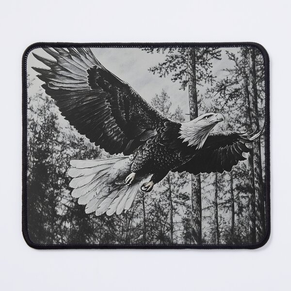 Item preview, Realistic Bald Eagle pencil drawing designed and sold by Pencil-Art.