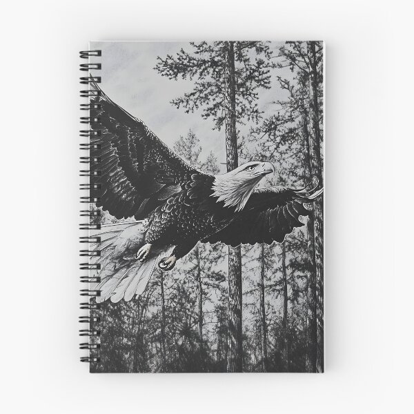 Item preview, Realistic Bald Eagle pencil drawing designed and sold by Pencil-Art.