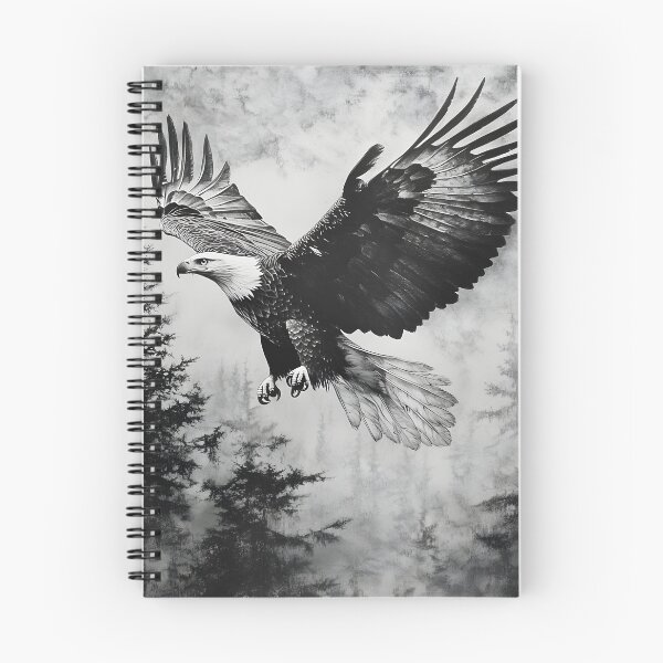 Item preview, Realistic Bald Eagle pencil drawing designed and sold by Pencil-Art.