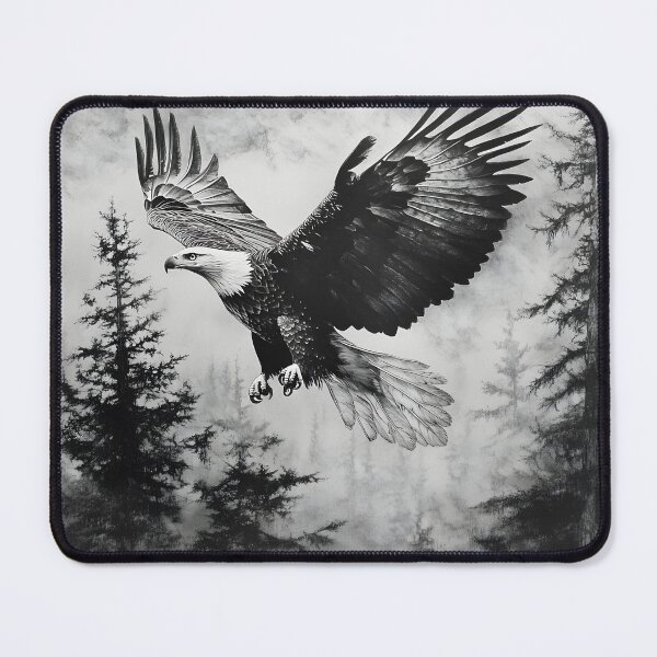 Item preview, Realistic Bald Eagle pencil drawing designed and sold by Pencil-Art.