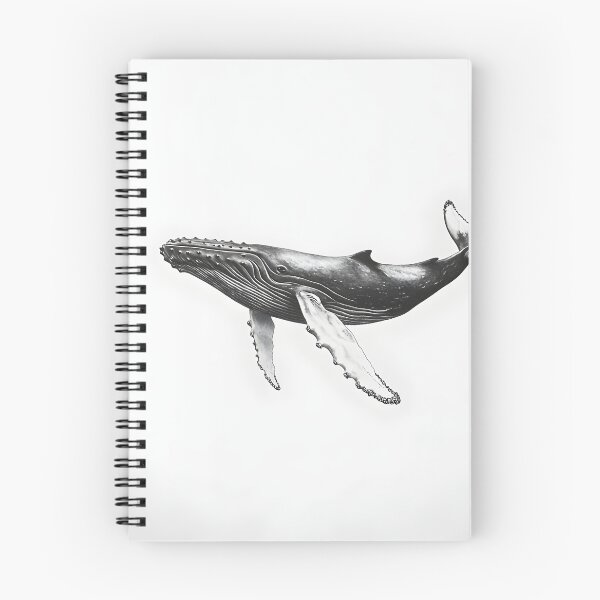 Item preview, Realistic Whale pencil drawing designed and sold by Pencil-Art.