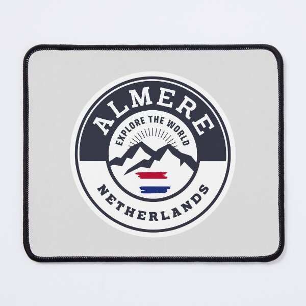 Item preview, Almere Netherlands Black and White Crest designed and sold by World Designs.