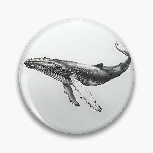 Item preview, Realistic Whale pencil drawing designed and sold by Pencil-Art.