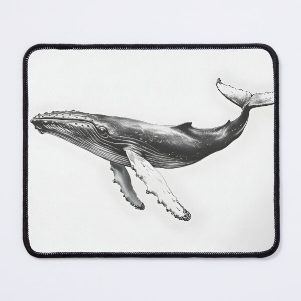 Item preview, Realistic Whale pencil drawing designed and sold by Pencil-Art.