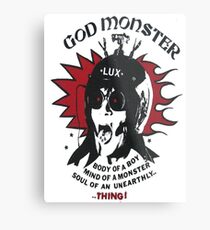 LUX INTERIOR T SHIRT - GOD MONSTER! Metal Print
