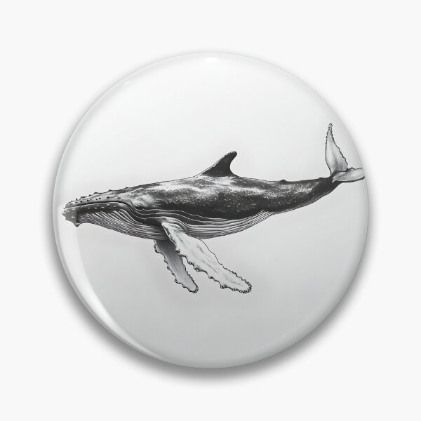 Item preview, Realistic Whale pencil drawing designed and sold by Pencil-Art.