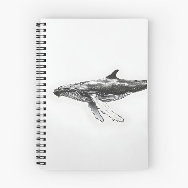 Item preview, Realistic Whale pencil drawing designed and sold by Pencil-Art.