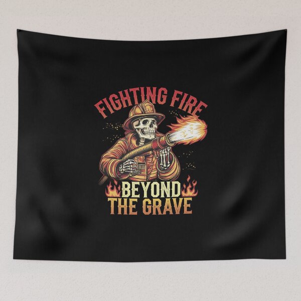 Item preview, Fighting Fire Beyond the Grave designed and sold by MagicWander.