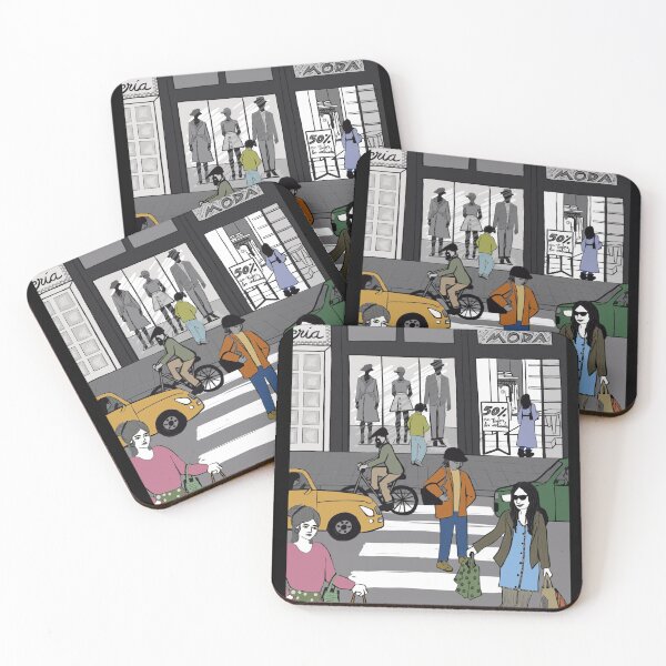 Item preview, A colorful shopping day designed and sold by Maria Santos Prieto.