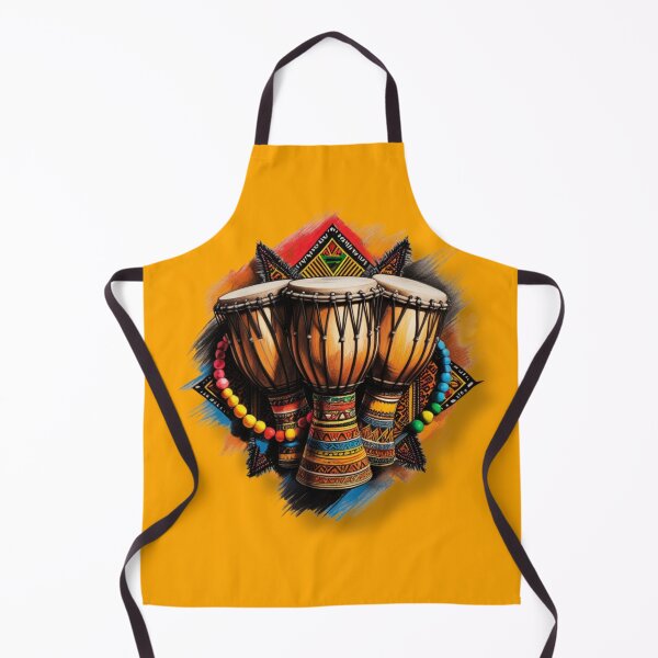 Item preview, Vibrant African Drums with Beaded Accents designed and sold by 'VARI'.