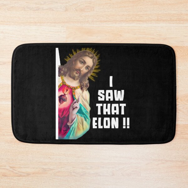 Item preview, Jesus Peeking Sticker, I Saw That Elon designed and sold by EthosWear.