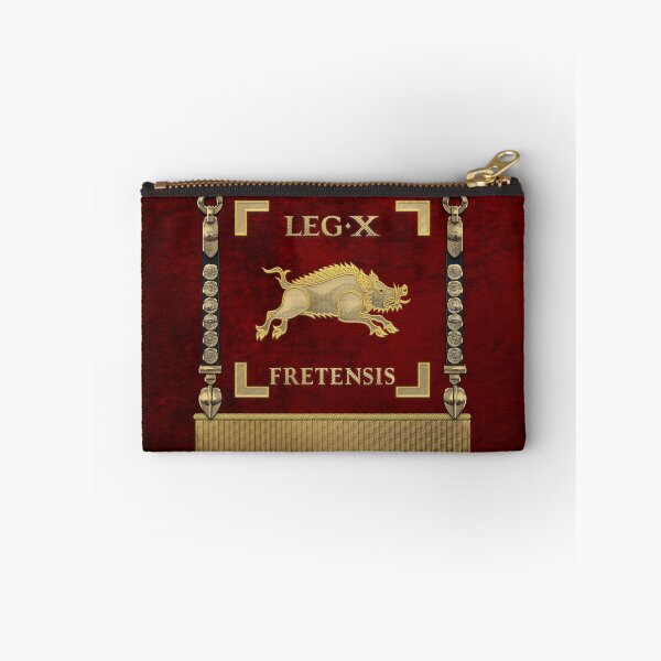 Item preview, Standard of the 10th Legion of the Strait - Vexillum of Legio X Fretensis designed and sold by Serge Averbukh Art Studio.