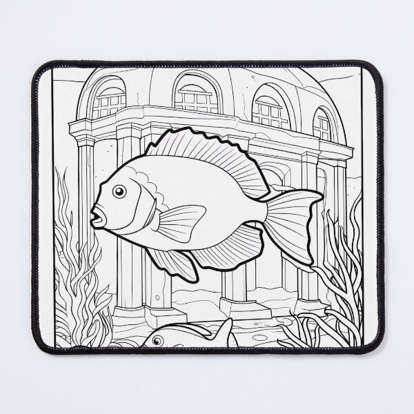 Item preview, Sealife Coloring Page Pattern designed and sold by DavidColoring.