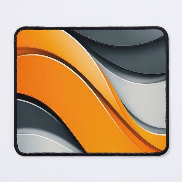 Item preview, Abstract Orange and Gray Wave Pattern Background. designed and sold by ML-Media.