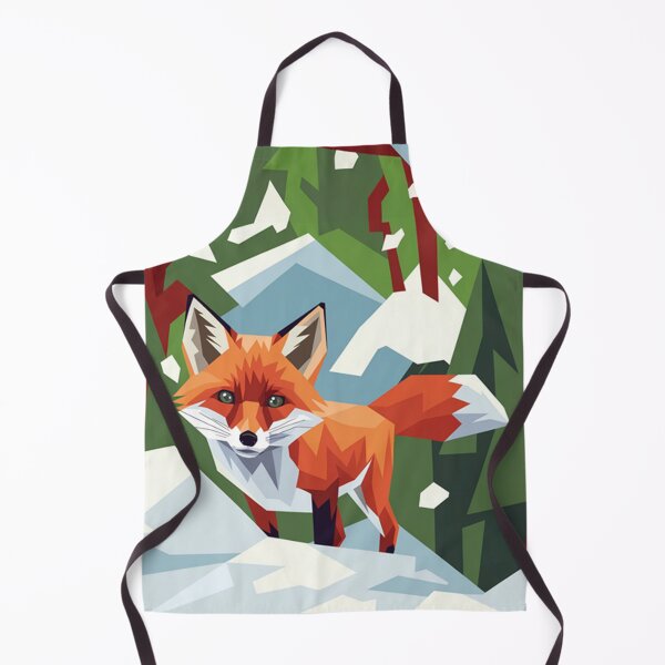 Item preview, Vivid Fox Portrait in Snowy Landscape designed and sold by AnimalAirtistry.