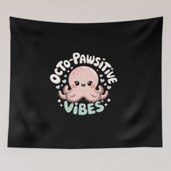 Item preview, Octo-Pawsitive Vibes designed and sold by MagicWander.