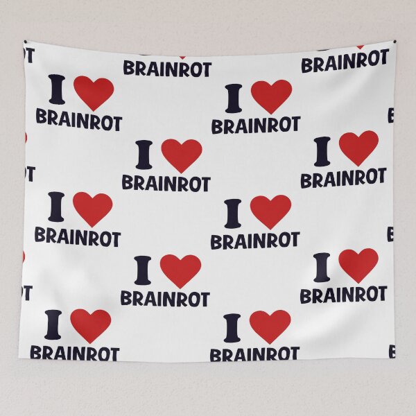 Item preview, I love brainrot slang meme for men women designed and sold by Captain-Jackson.