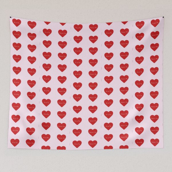 Item preview, Valentine's Day | Là nam Pòg (Scottish Gaelic) in red heart with translation designed and sold by Mamaidh Made.