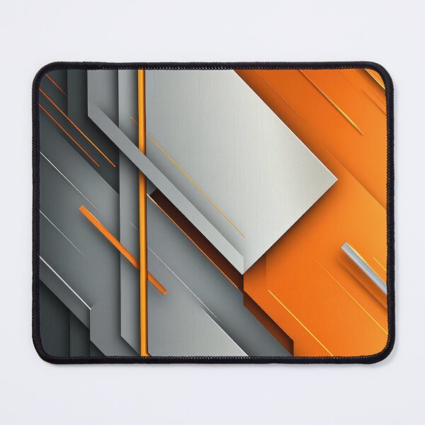 Item preview, Abstract Geometric Background: Orange, Gray, and Black Intersecting Shapes. designed and sold by RGShirtWorks.