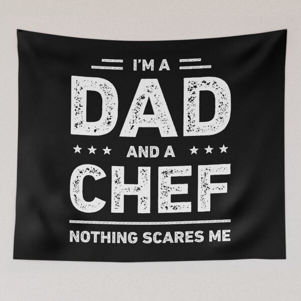 Item preview, I'm A Dad And A Chef Nothing Scares Me designed and sold by RareBunny.