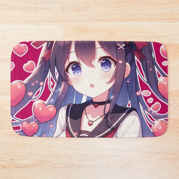 Item preview, Anime girl, Happy Valentine’s Day designed and sold by Sugar Wisdom .