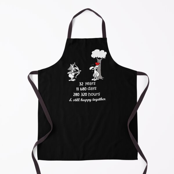 Aperçu de l'œuvre Cadeau drôle pour 32e anniversaire de mariage pour mari et femme 32 ans ensemble 32e année de mariage Couple humoristique assorti créée et vendue par FunnySunny T-Shirts.