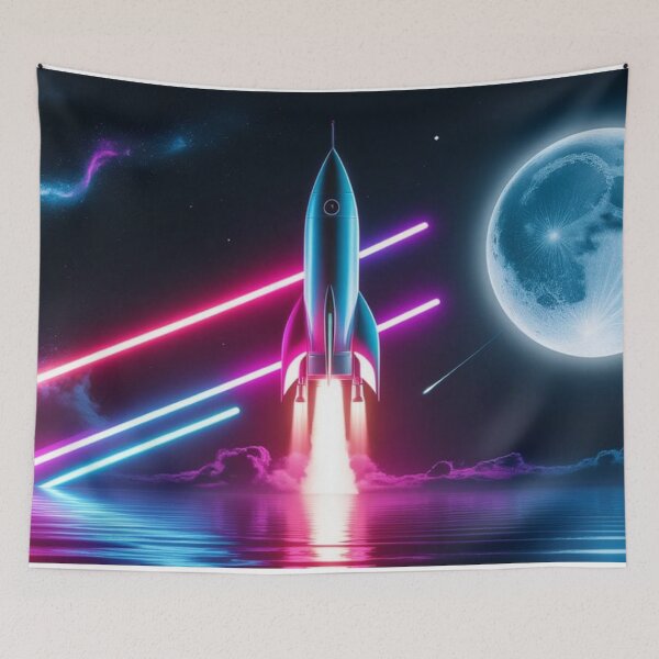 Item preview, Rocket Dreams: Neon Space Adventure designed and sold by eXtraHumans.