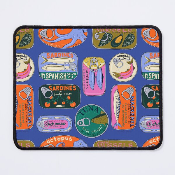 Item preview, Tinned Fish Pattern designed and sold by Elizabeth Weglein.