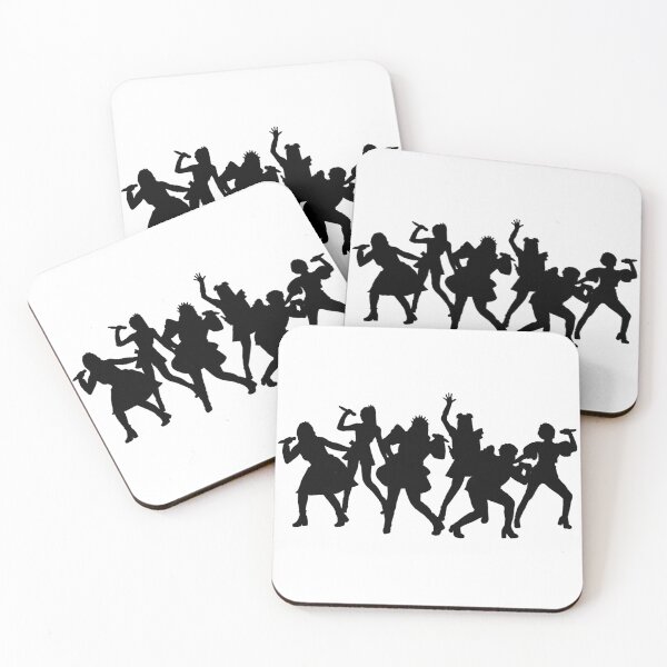 Item preview, Six the Musical silhouettes designed and sold by DaisyReedStudio.