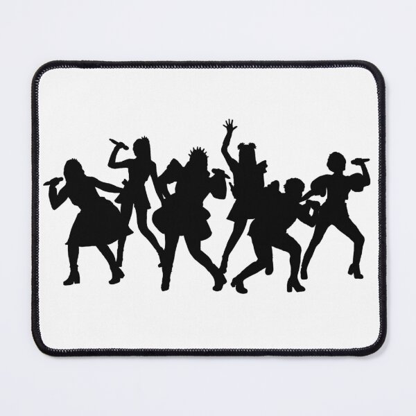 Item preview, Six the Musical silhouettes designed and sold by DaisyReedStudio.