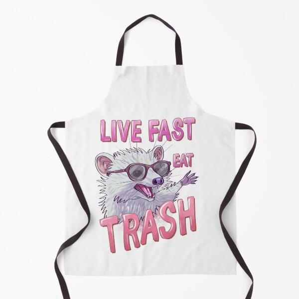 Item preview, Live fast eat trash opossum designed and sold by Shaani.