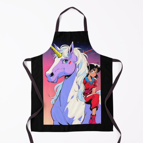 Item preview, Unicorn Anime Retro 80s designed and sold by 1998Tienda.