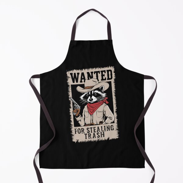 Item preview, Cowboy Raccoon, Wanted for Stealing Trash designed and sold by MikeKart.