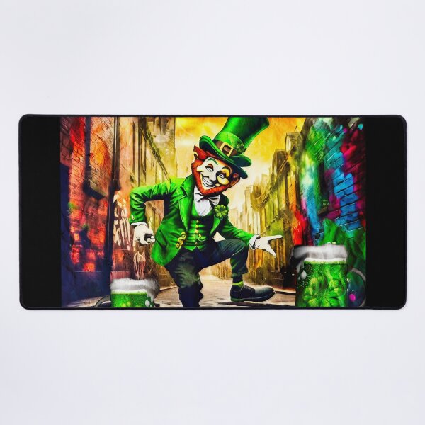 Item preview, St Patrick's Day Celebration Irish Leprechaun Graffiti designed and sold by Drone-tees.