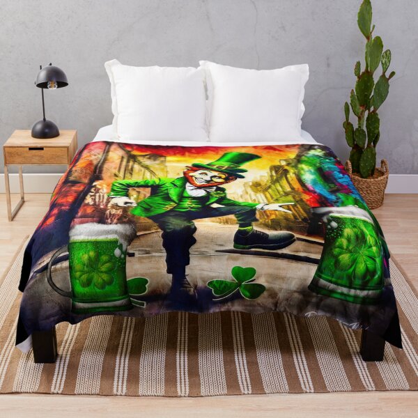 Item preview, St Patrick's Day Celebration Irish Leprechaun Graffiti designed and sold by Drone-tees.