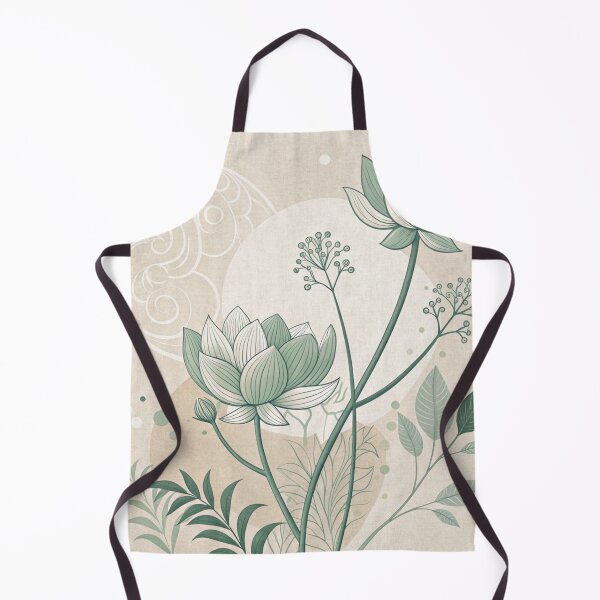 Item preview,  Elegant Japandi Abstract Sage Green Floral  designed and sold by zaina.sho.
