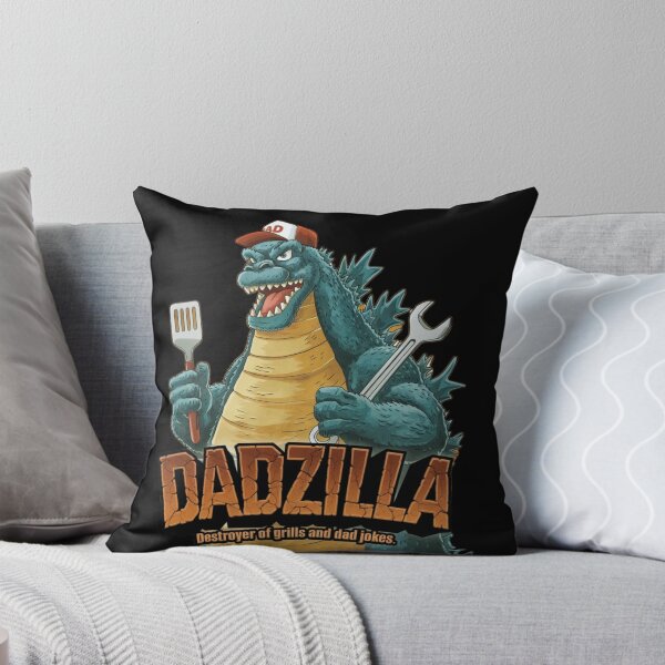 Item preview, Dadzilla: The Grill Destroyer and Dad Jokes with No Background designed and sold by PattaZone.