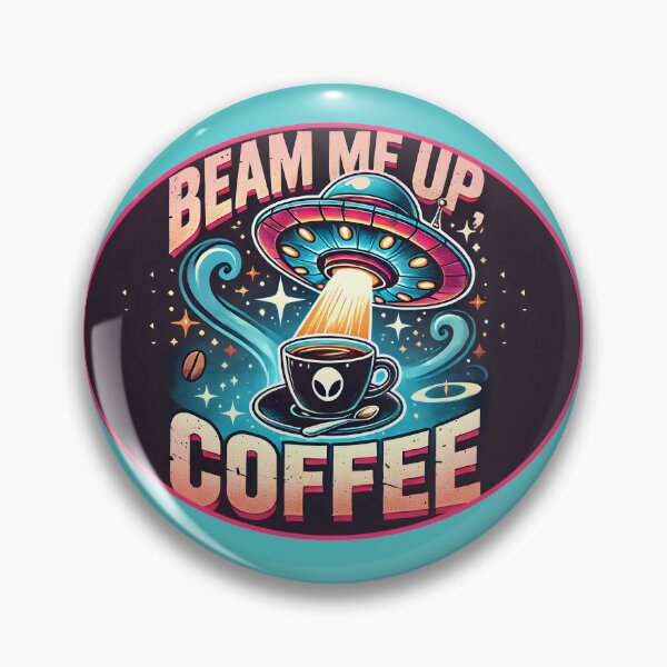 Item preview, "Beam Me Up Coffee Artwork" designed and sold by AdelkoDesigns.