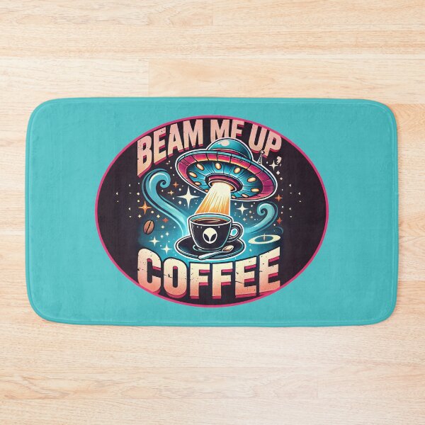 Item preview, "Beam Me Up Coffee Artwork" designed and sold by AdelkoDesigns.