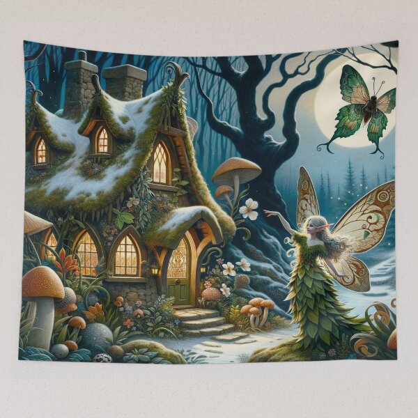 Item preview, Fairy Cottage in the Magical Forest designed and sold by M-Y-A-R-T-.
