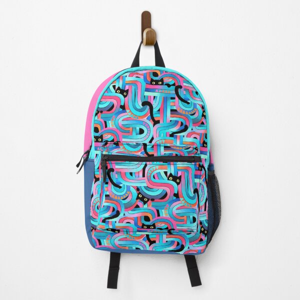 Item preview, Geo Cats Maze in Pink and Blue designed and sold by micklyn.