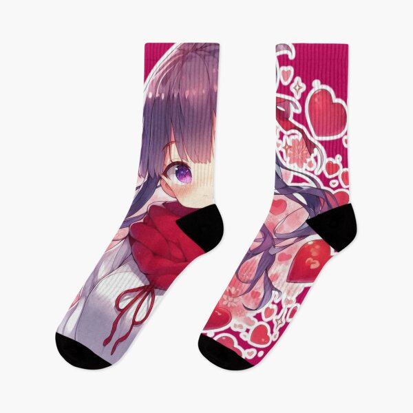 Item preview, Anime girl, Happy Valentine’s Day designed and sold by Sugar Wisdom .