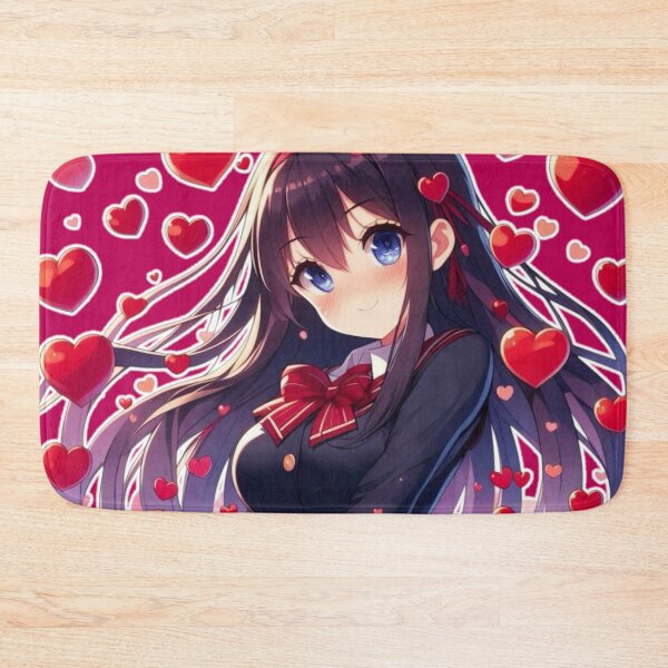 Item preview, Anime girl, Happy Valentine’s Day designed and sold by Sugar Wisdom .