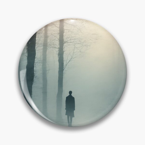 Item preview, Lone Figure Lost in Ethereal Mist designed and sold by PanoramaPrints.
