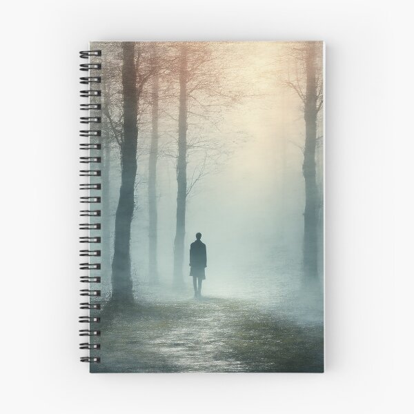 Item preview, Lone Figure Lost in Ethereal Mist designed and sold by PanoramaPrints.