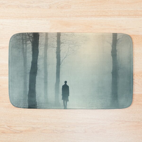 Item preview, Lone Figure Lost in Ethereal Mist designed and sold by PanoramaPrints.