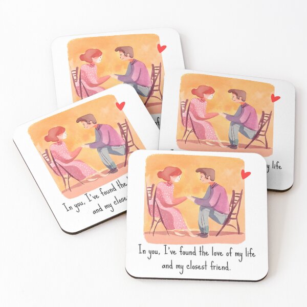 Item preview, In you, I've found the love of my life and my closest friend. designed and sold by AlwaysHome.